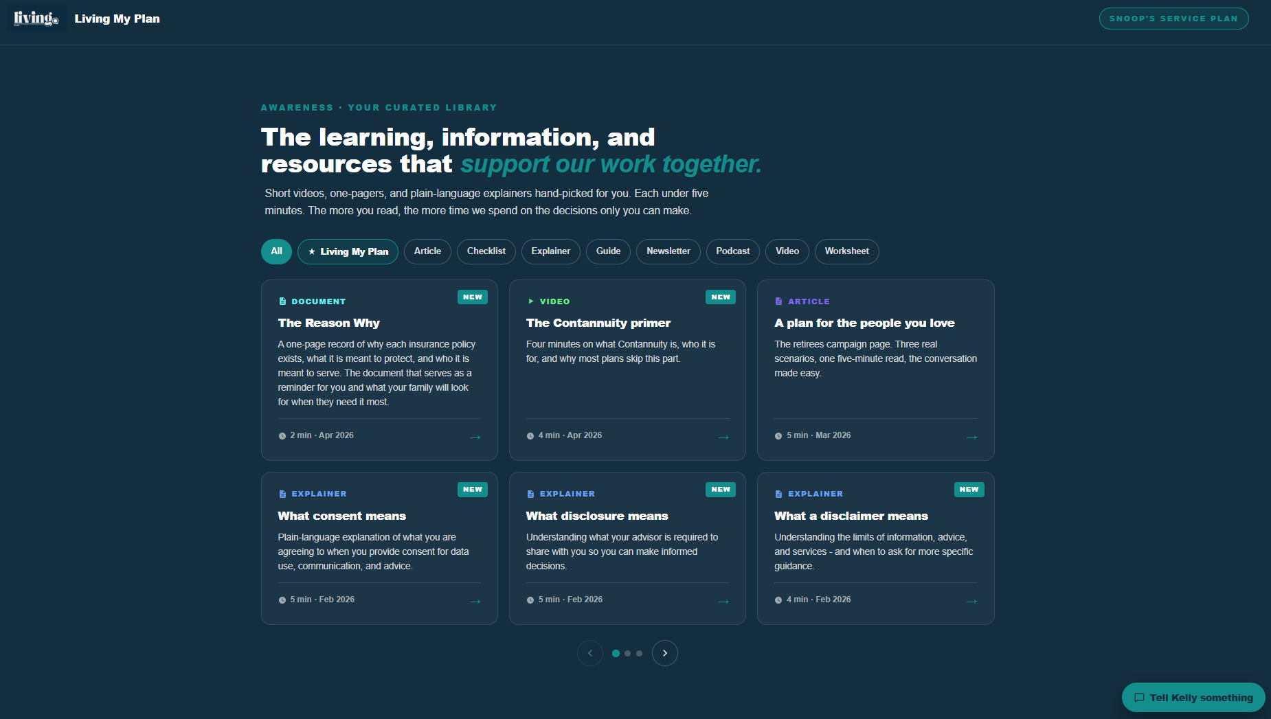 The curated library: learning, information, and resources that support the work together